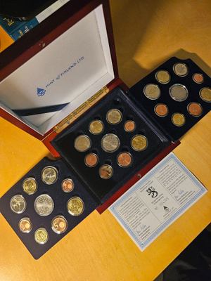 Vuoden 1999-2001 rahasarjat PROOF-laatuisena