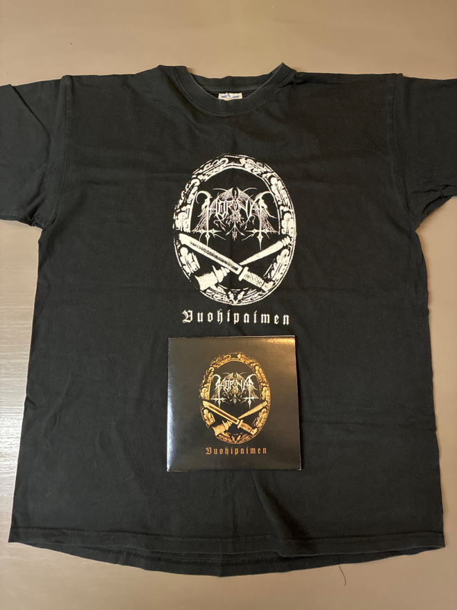 Horna ”Vuohipaimen” 7” + T-paita, koko XL. Limited 100