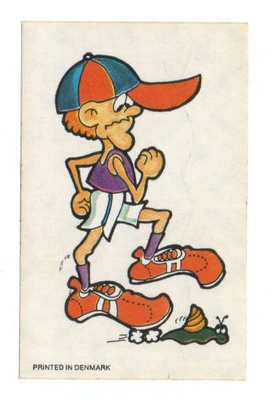 Dandy Funny Sport 1973 Yleisurheilu: Kävelijä jää etanasta.