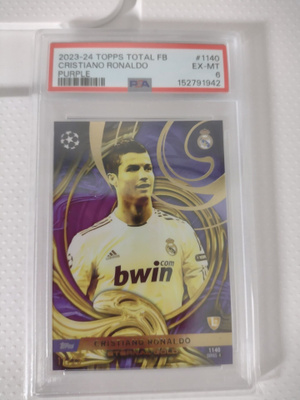 Cristiano Ronaldo eternal gold purple /25 real Madrid