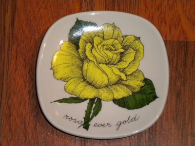 Arabia ESTERI TOMULA - Rosa Ever Gold seinälautanen
