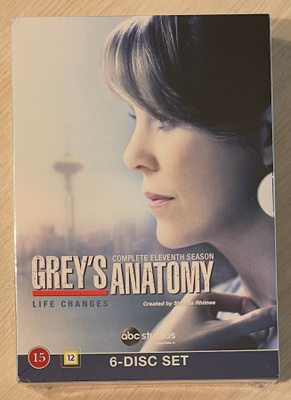 Greyn anatomia: Kausi 11 (2014-2015) 6DVD (UUSI)