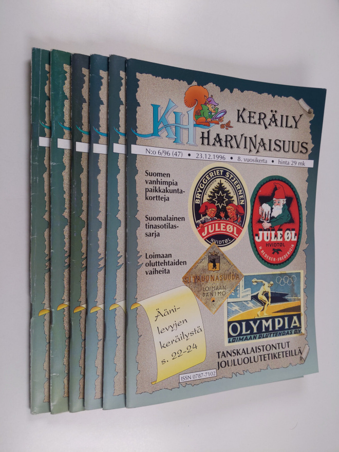 Keräilyharvinaisuus vuosikerta 1996 (no:t 1-6)