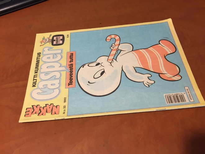 NAKKE LEHTI 33/1992 CASPER KUMMITUS HYVÄ