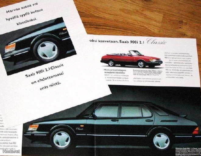 1993 Saab 900i 2,1 Classic esite - VIIMEINEN !!  - suom
