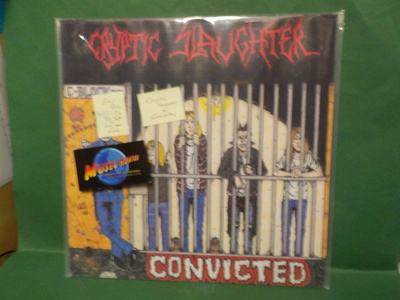 CRYPTIC SLAUGHTER - CONVICTED EX+/EX+ EU 1986 LP