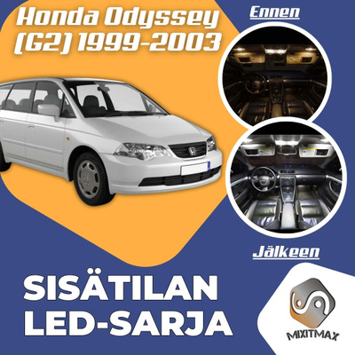 Honda Odyssey (G2) Sisätilan LED-sarja 17-osainen