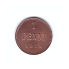 Suomi 1 Penni 1913 Leimakiiltoinen - pikkukuva 1