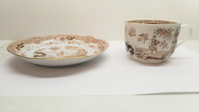 Arabia Singapore kahvikuppi + asetti