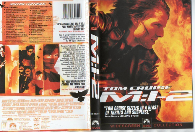 Vaarallinen Tehtävä 2	(61 513)	k		DVD			tom cruise	2000