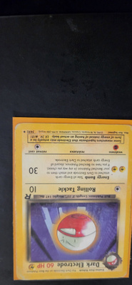 Dark Electrode #34 Pokemon Team Rocket card