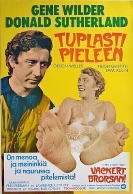 Elokuvajuliste: Tuplasti pieleen (Gene Wilder)