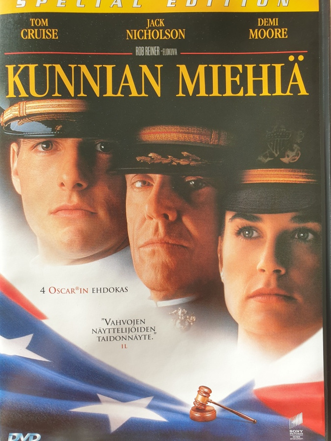 Kunnian miehiä DVD (Tom Cruise, Jack Nicholson, Demi Moore)