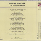 Melba Moore - The greatest feeling - CD - pikkukuva 2