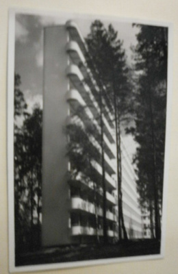 Imatra, Tiuruniemen parantola, mv valokuvapk, p. 1950-l.