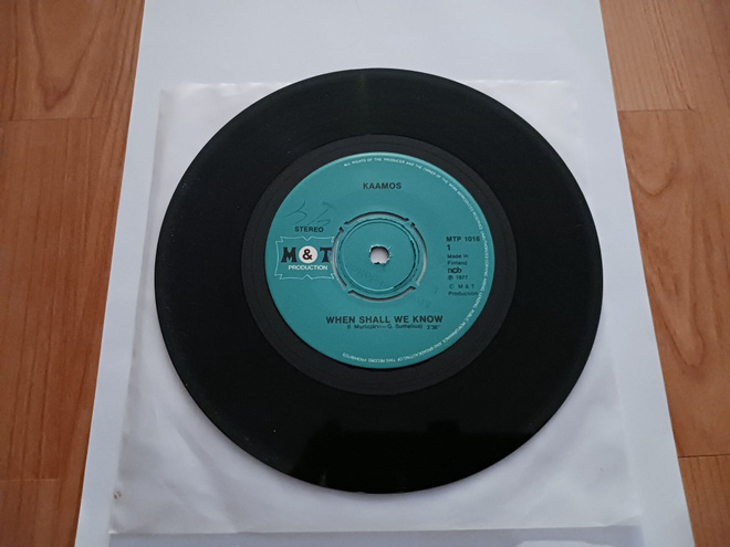 Kaamos – When Shall We Know 7" orig 1977 Prog Rock uusi