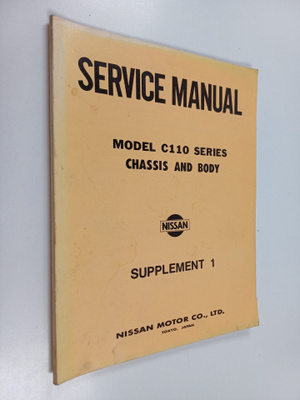 Service manual : Model C110 series chassis and body - Sup...