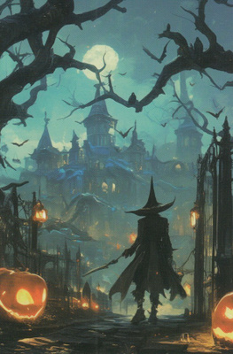 Halloween öinen kulkija