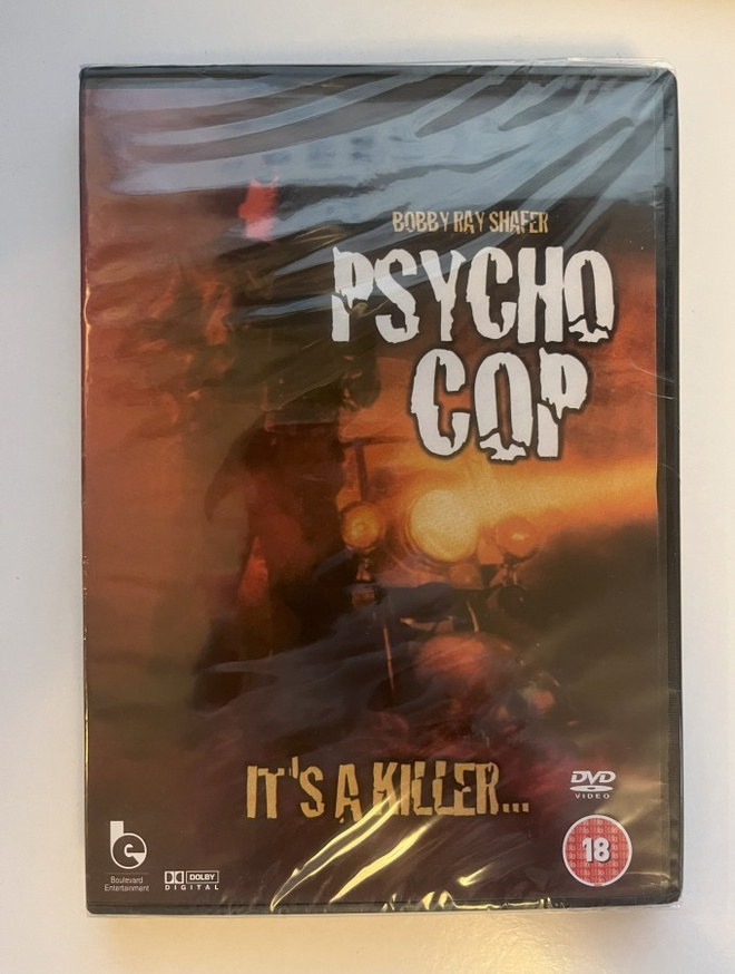 Psychocop - It's A Killer (DVD) Bobby Ray Shafer (1989) UUSI