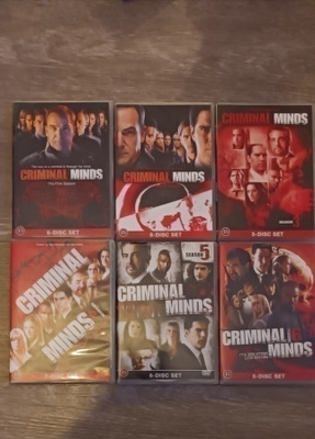 CRIMINAL MINDS  DVD-BOXIT KAUDET 1 - 6