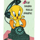 Tipi  °°Olisi hauska kuulla SINUSTA!°° -KORTTI /Looney Tunes - pikkukuva 1
