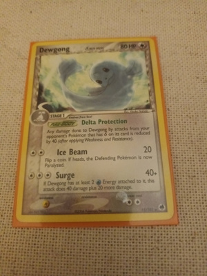 Dewgong Delta Species (DF 15) EX Dragon Frontiers RARE card