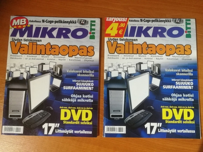 Mikro-Bitti vuosikerta Nro 11 / 2003 ( 2 kpl )