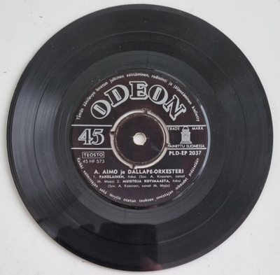 7" EP - A. Aimo ja Dallape orkesteri - Odeon PLD-EP 2037