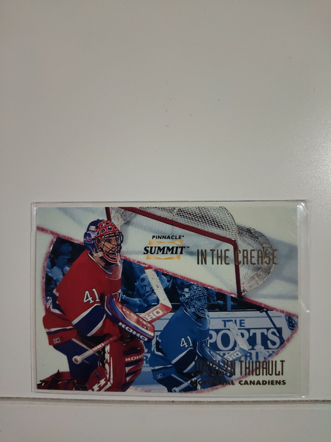 1996-97 Pinnacle Summit - In the Crease #11 Jocelyn Thibault