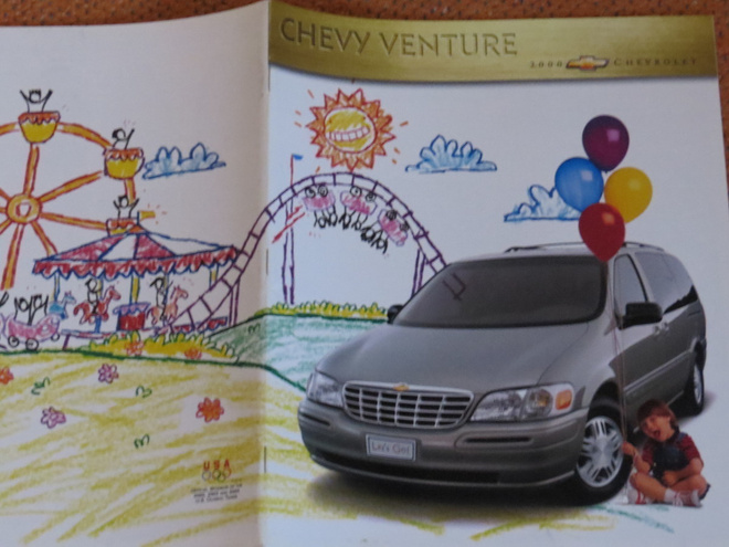 2000 Chevrolet Venture esite - KUIN UUSI - 36 sivua