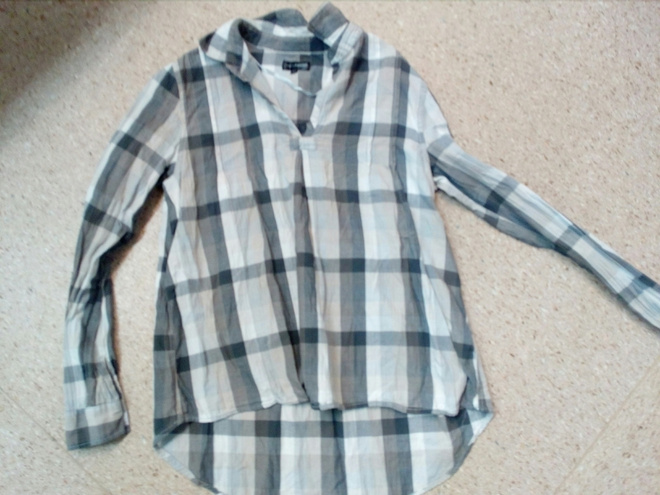Ruudullinen puuvilla paita koko 38