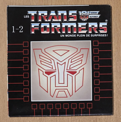 Transformers G1 Mainos Luettelo 1985 (Ranska)