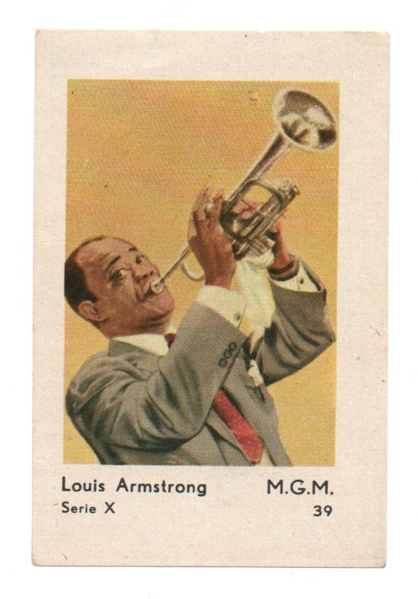 Purkkakuva Serie X n:o 39 LOUIS ARMSTRONG