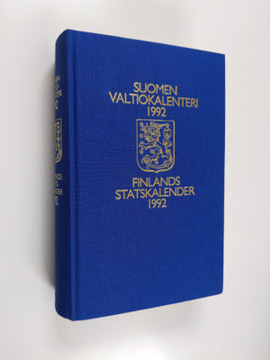 Suomen valtiokalenteri 1992 = Finlands statskalender 1992