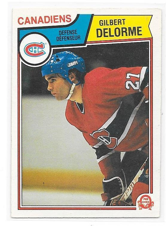 1983-84 OPC #186 Gilbert Delorme Montreal Canadiens