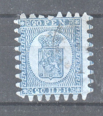 1866 20p merkki.
