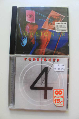 FOREIGNER CD -levyjä 2 kpl