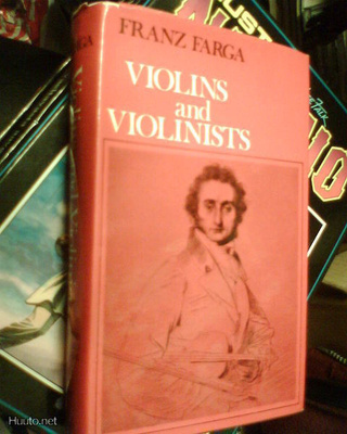 Frantz Farga  VIOLINS AND VIOLISTS ( 1969 ) Sis.pk:t