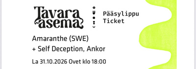 2 lippua Amaranthe