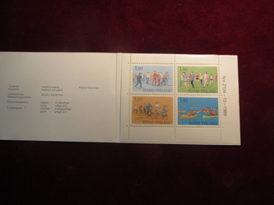 Joukkoliikunta. Postimerkkivihko. 1989