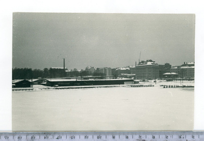 Helsinki Ruoholahti 1966  vanha valokuva