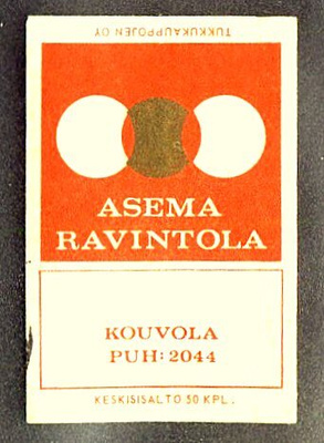ASEMA RAVINTOLA, KOUVOLA