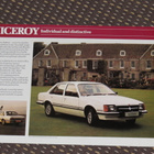 1980 Vauxhall Viceroy esite - KUIN UUSI - pikkukuva 1