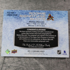 Matias Maccelli 2023-24 Engrained Rookie Signature Shots /75 - pikkukuva 2