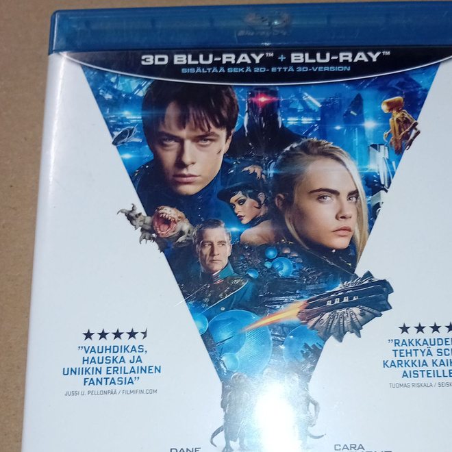 3D BLU-RAY  + BLU-RAY  : VALERIAN ( SIS POSTIKULU )