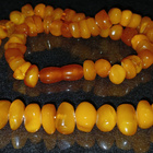 Baltic Amber honey EGG YOLK natural antique - pikkukuva 4