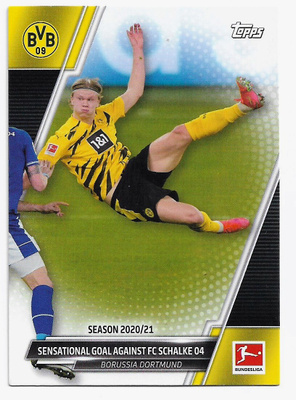 2021-22 Topps Bundesliga #190 Erling Haaland