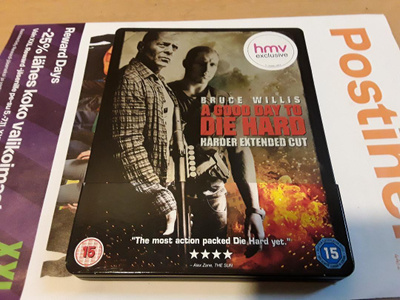 A Good Day to Die Hard - UK Region B Blu-Ray (Steelbook)