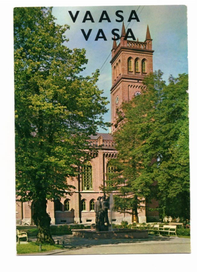 Vaasa;  kirkko (korttihaitarin kansilehti)