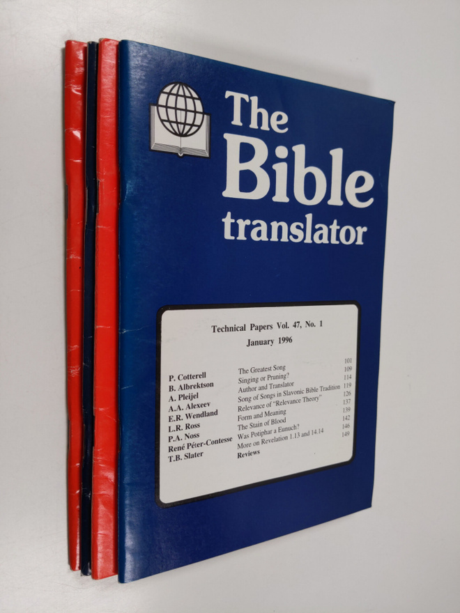 Euan Fry : The bible translator - Technical papers vol. 4...